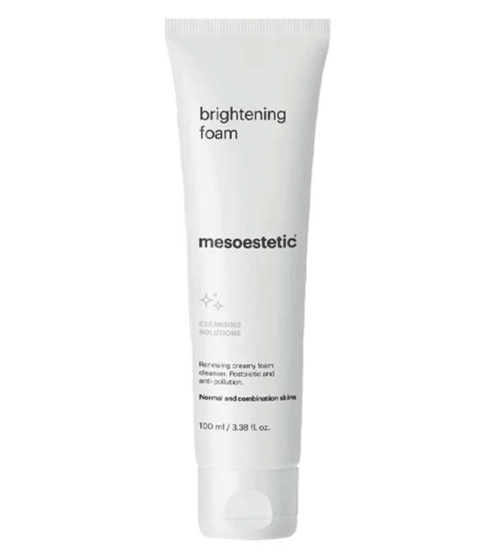 mesoestetic brightening foam