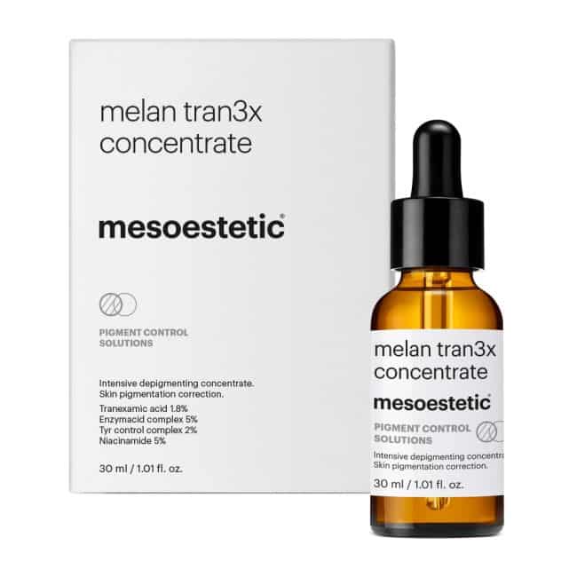 mesoestetic tran3x depigmenting concentrate