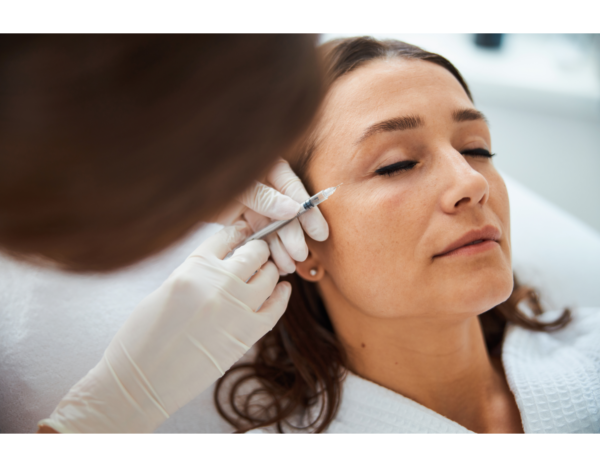 Crows feet treatment with Botox