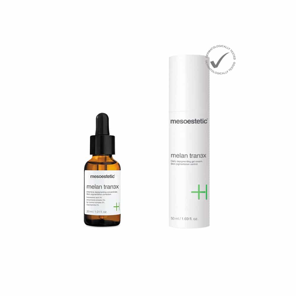 mesoestetic tran3x depigmentation duo