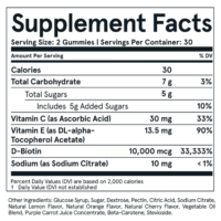 iRestore REVIVE Vitamin Gums-supplement facts