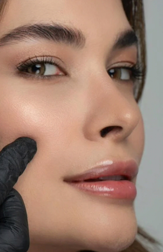 Pure retinol with model using it Pure Retinol in Skincare products at Satini Cosmetic Clinic in Christchurch